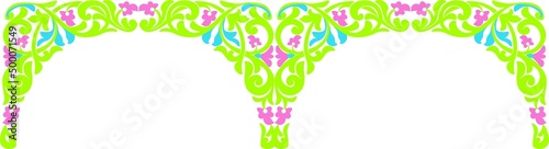 Floral pattern. carving wood pattern