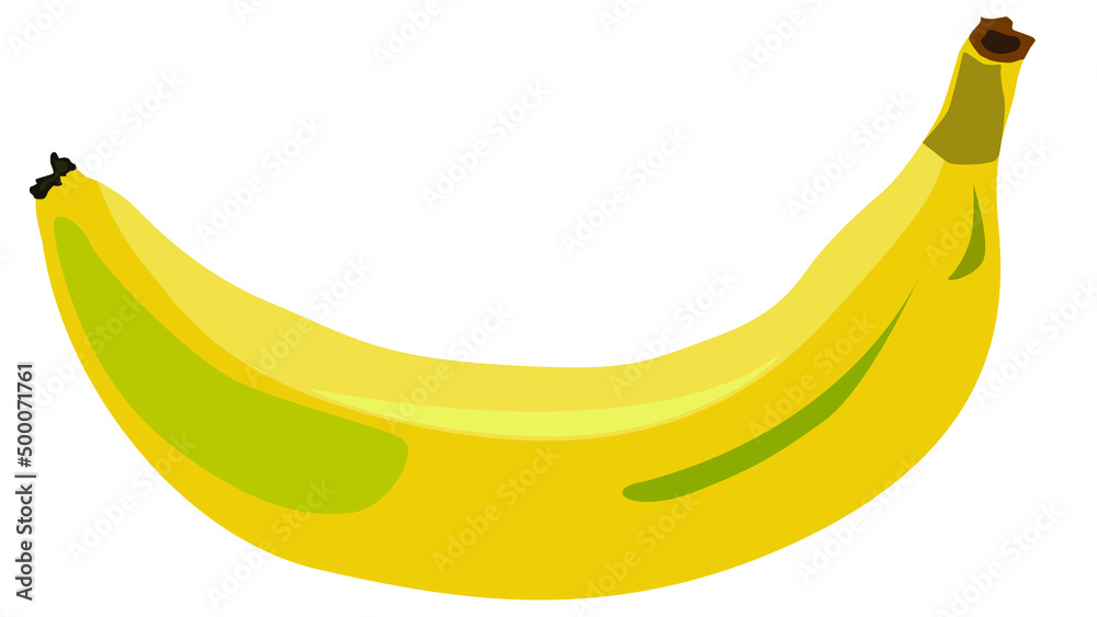 Banana vector single element illustration.