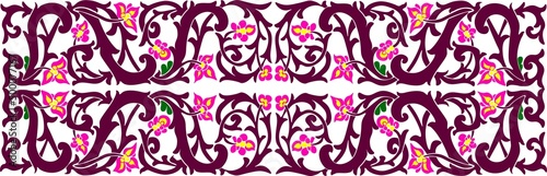 Floral pattern. carving wood pattern