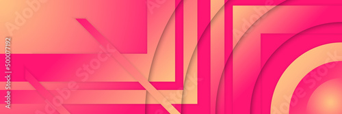 High contrast glossy stripes. Abstract tech graphic banner design. Vector corporate background