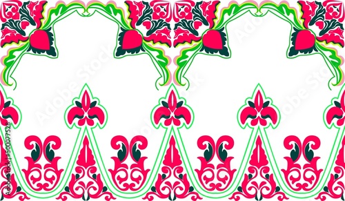 Floral pattern. carving wood pattern