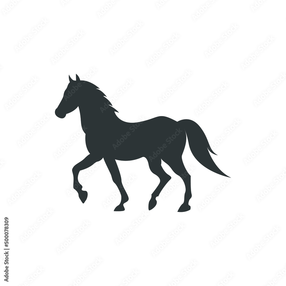 Vector sign of the horse symbol is isolated on a white background. horse icon color editable. Vector sign of the horse symbol is isolated on a white background. horse icon color editable.