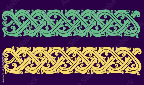 Floral pattern. carving wood pattern