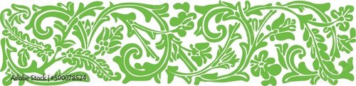 Floral pattern. carving wood pattern
