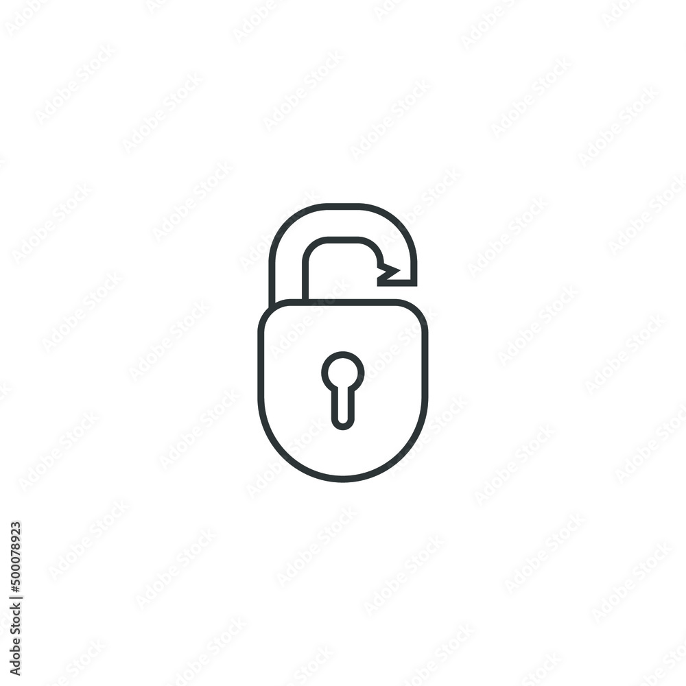 Vector sign of the lock symbol is isolated on a white background. lock icon color editable. Vector sign of the lock symbol is isolated on a white background. lock icon color editable.