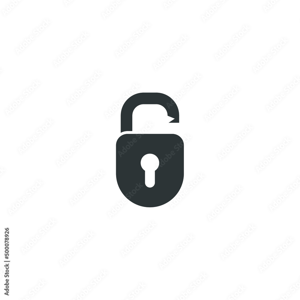Vector sign of the lock symbol is isolated on a white background. lock icon color editable. Vector sign of the lock symbol is isolated on a white background. lock icon color editable.