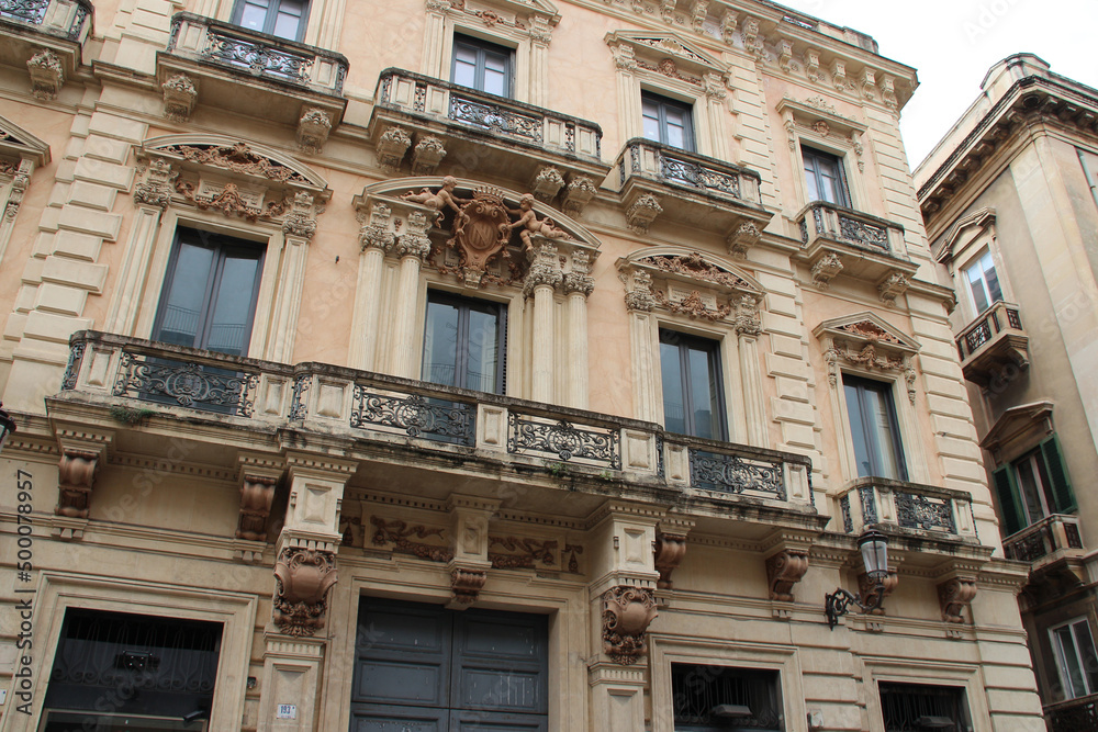 grado palace in catania in sicily in italy