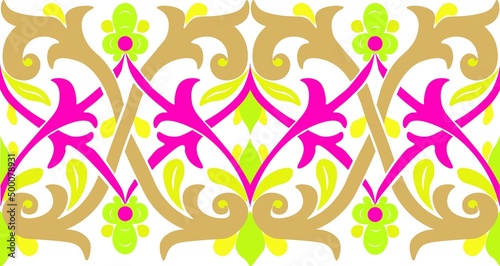 Floral pattern. carving wood pattern