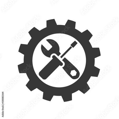 icon maintenance and servicing vector illustration