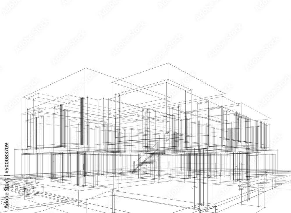 sketch of house sketch of house