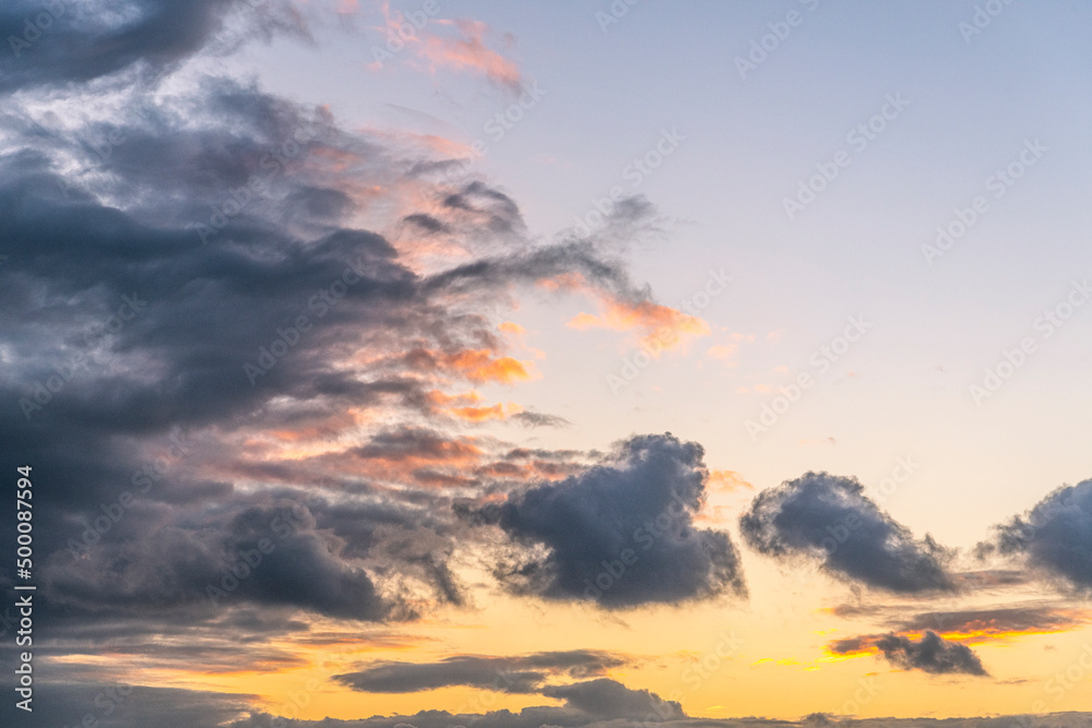 Fototapeta premium Coucher de soleil sur la plage