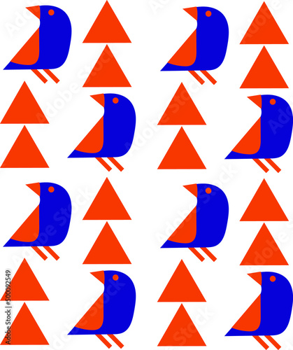 folk ornament of flowers, birds and shapes. Artistic abstract colorful background. backdrop template for captions. Folk seamless pattern fabric jacquard ribbon trims. Vector illustrations