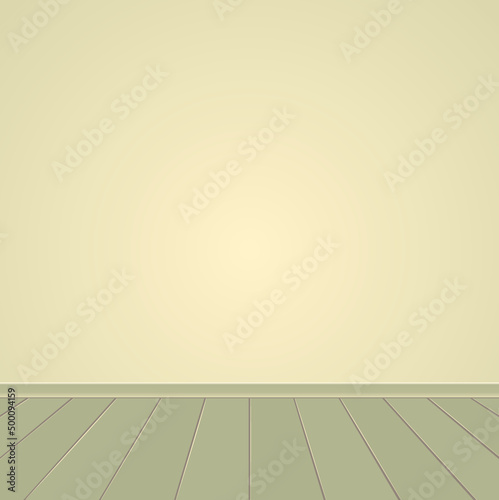 Brown clear wall and wooden floor background