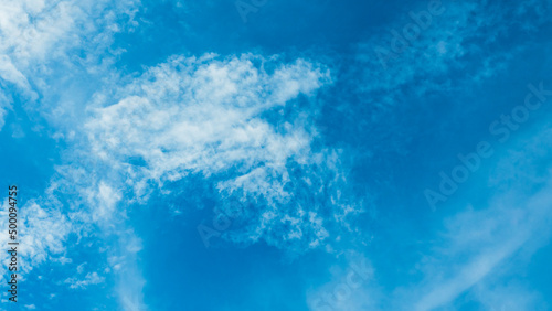 blue sky and cloudy background or texture