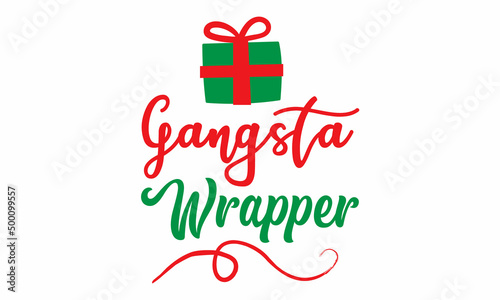 Gangsta wrapper SVG Design.