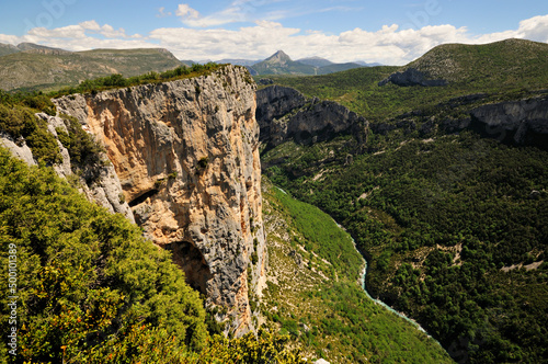 Belvédère de l’Escalès dans les Gorges du Verdon le long de la route D23, France