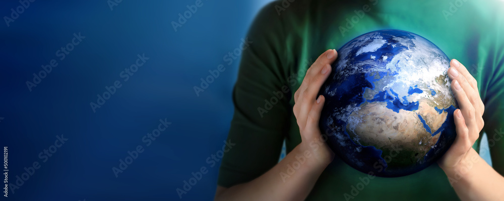 Earth day, Human hands holding blue earth, save earth concept. Earth day, Human hands holding blue earth, save earth concept.