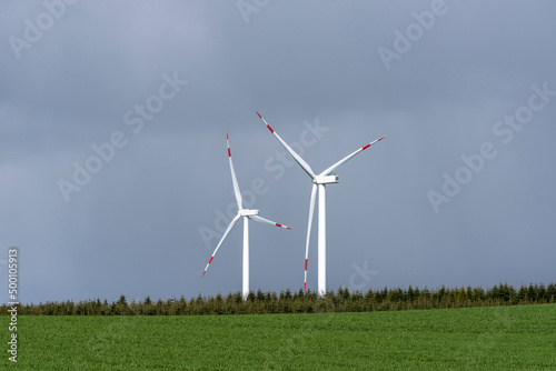 Windkrafttürme in Schleswig-Holstein, Deutschland