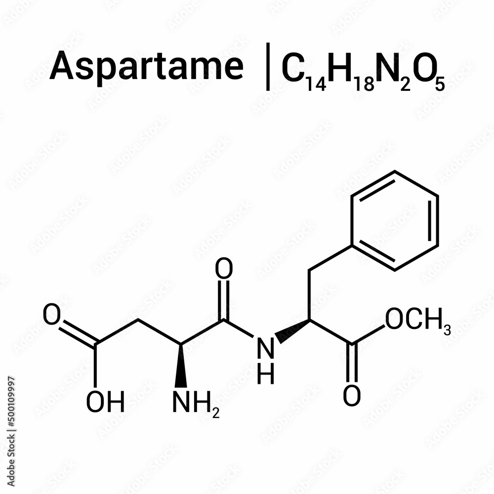Aspartame Structure