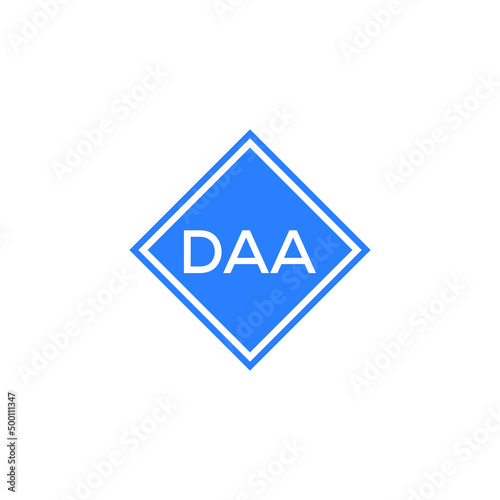 DAA 3 letter design for logo and icon. vector illustration.DAA monogram logo.