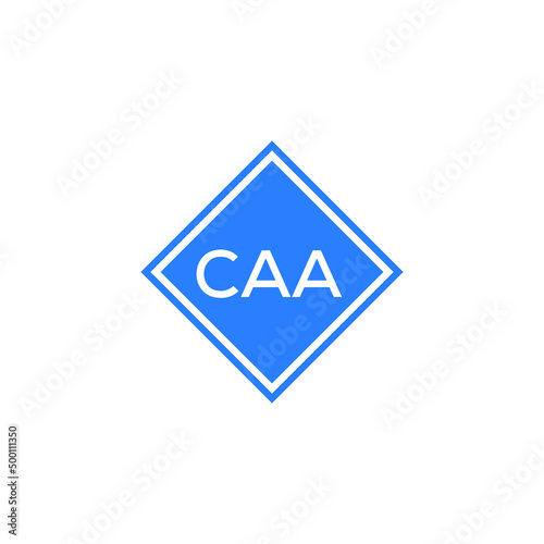 CAA 3 letter design for logo and icon. vector illustration.CAA monogram logo. photo