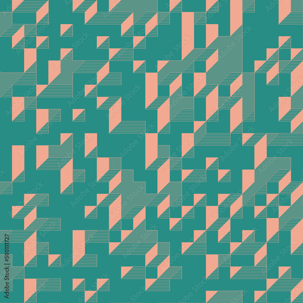Implementation of Edward Zajec’s “Il Cubo” from 1971. Essentially a Truchet tile set of 8 tiles and rules for placement art illustration Implementation of Edward Zajec’s “Il Cubo” from 1971. Essentially a Truchet tile set of 8 tiles and rules for placement art illustration