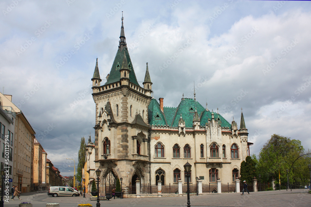 Jakob Palace in the old town in Kosice, Slovakia	