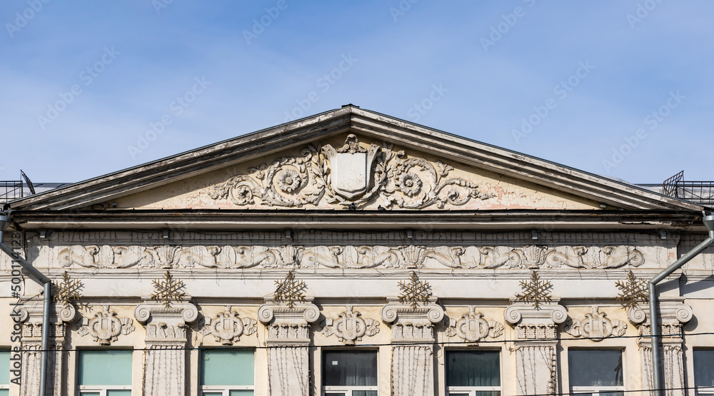 Gable of the building