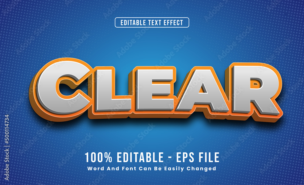 Clear text. Clear text