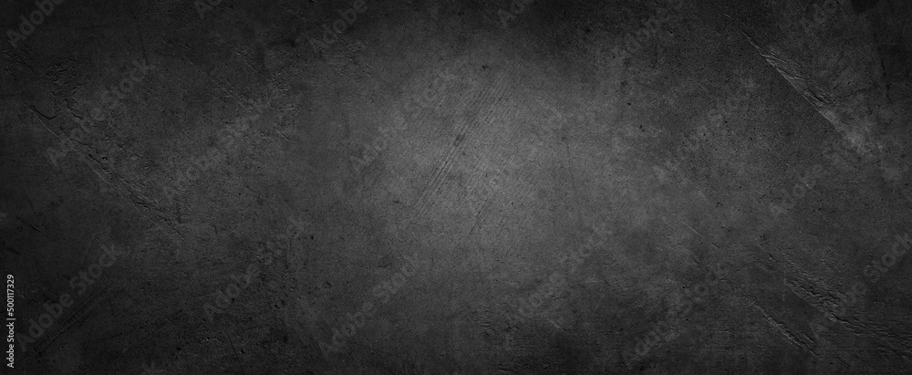 Black textured dark concrete background