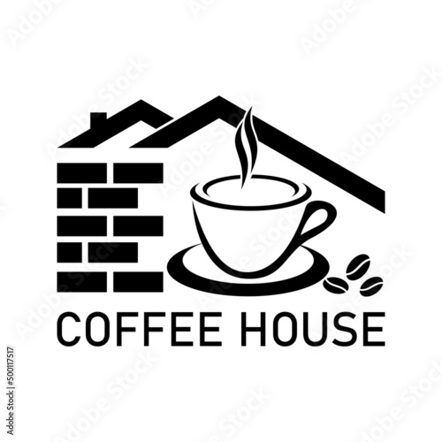 coffee house design logo icon vector
