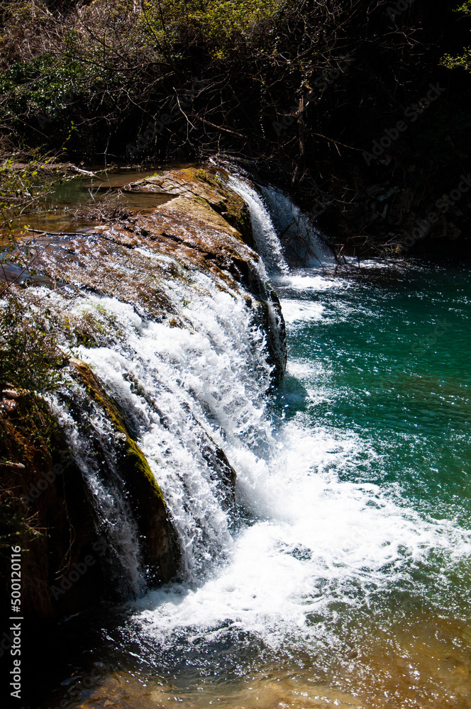 Fototapeta premium ccingioli at marche regio italy natural steam water