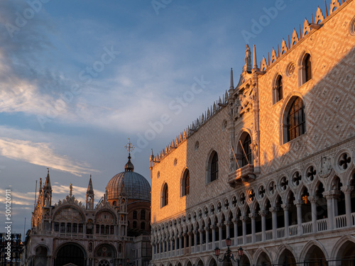 piazza san marco doge sunset