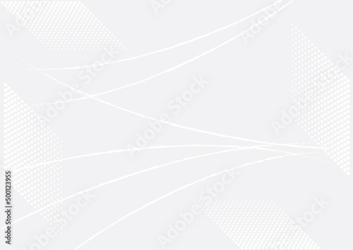 Vector illustration of light abstract patterned background. White pattern in light gray background from halftone and lines in vector and jpg.