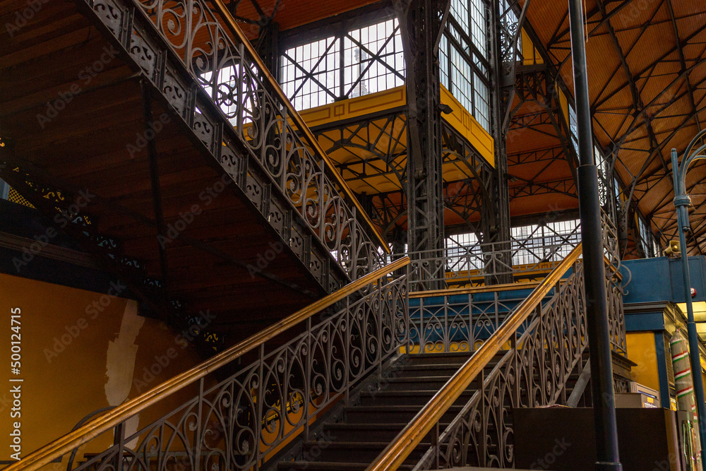 Obraz premium metal staircase