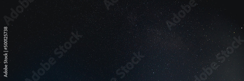 Real dark Night Starry Sky Natural Glowing Stars background backdrop textured texture. panorama panoramic view