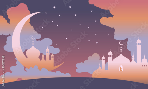 Man praying in Ramadan