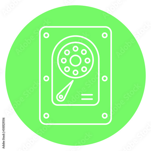 Hard disk Vector icon which is suitable for commercial work

