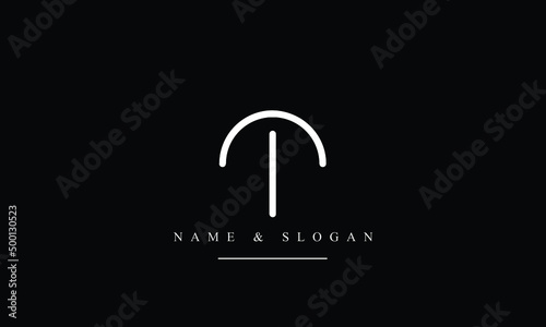 TC, CT, T, C abstract letters logo monogram