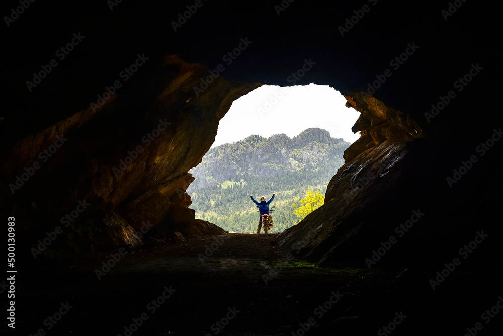 motorcycle rider unusual mysterious caves and adventures
