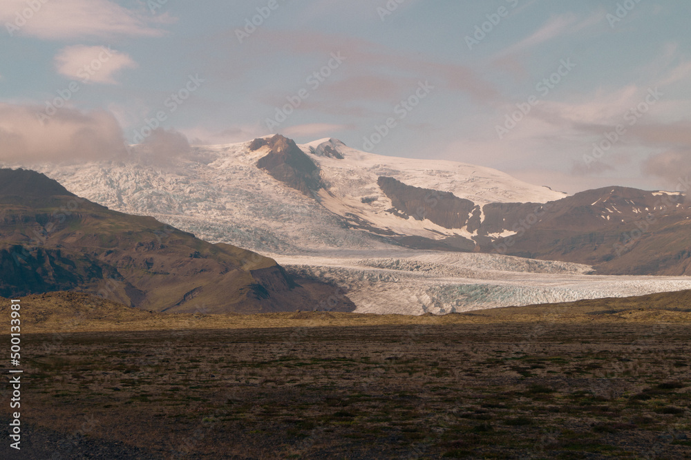 Vatnajökull lodowiec na Islandii - obrazy, fototapety, plakaty 
