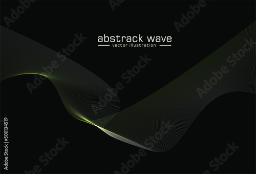 abstract green wave  luxury backgroud in the wold. busines, background, banner, icon ilustration