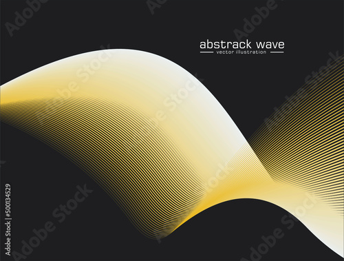 abstract background with golden wave. simple luxury backgroud in the wold. busines, background, banner, icon ilustration