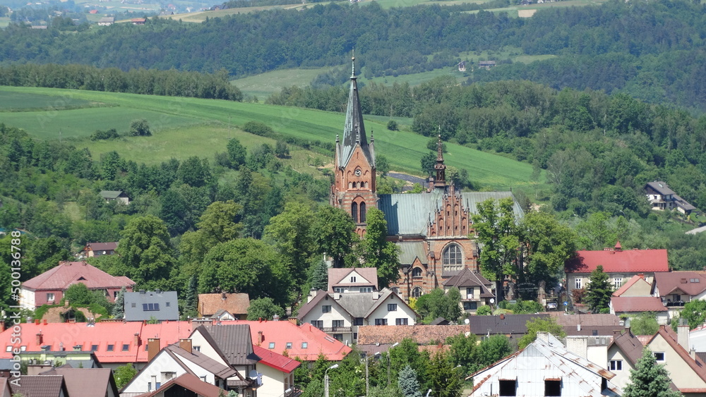 Ciężkowice, miasto, gmina, Pogórze, Małopolska,