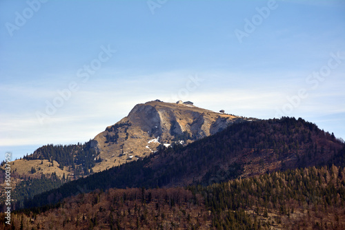 Blick auf den Schafberg im Salzkammergut, Österreich