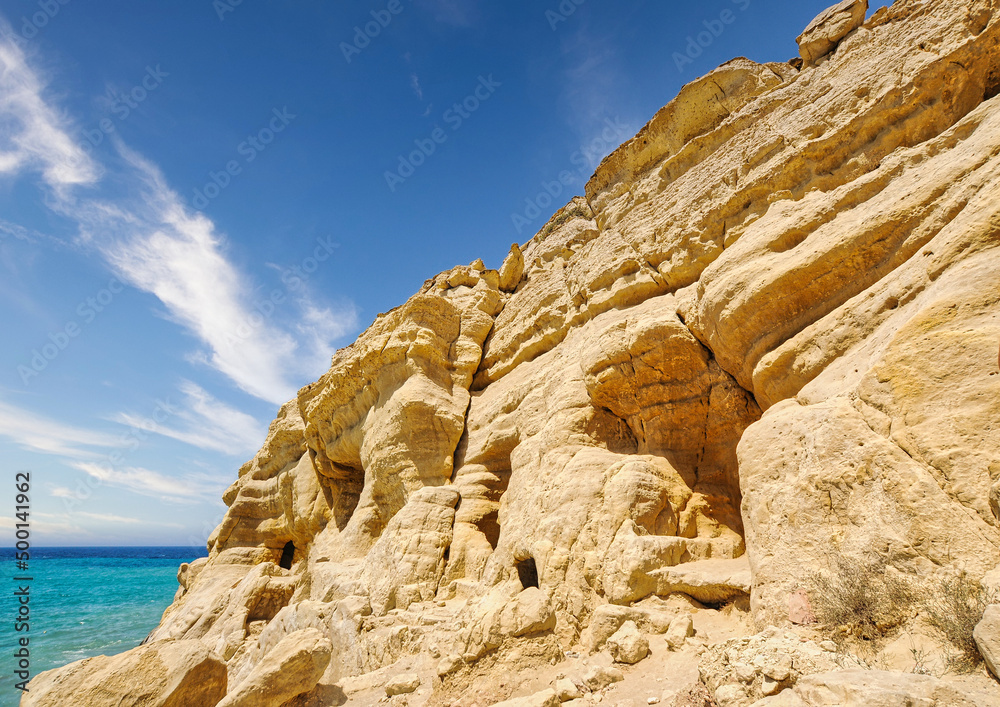 Caves in Matala Crete