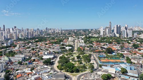 Aerial view of Setor Sul in the heart of Goiania  Goias  Brazil. April  2022