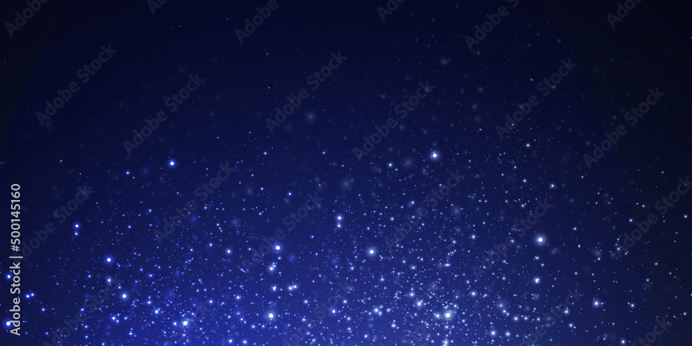 Vector sparkles on a transparent background. Christmas light effect. Sparkling magical dust particles.