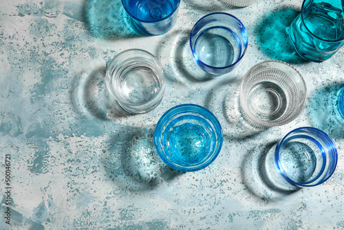 Refreshing blue and clear g...