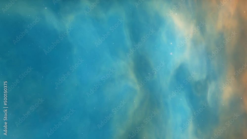 Flying Through The Stars And Blue Nebula In Space. Galaxy exploration through outer space towards glowing milky way galaxy Flying Through The Stars And Blue Nebula In Space. Galaxy exploration through outer space towards glowing milky way galaxy